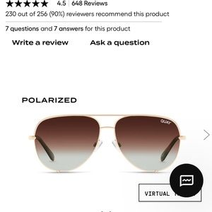 Quay Highkey Mini sunglasses Polarized